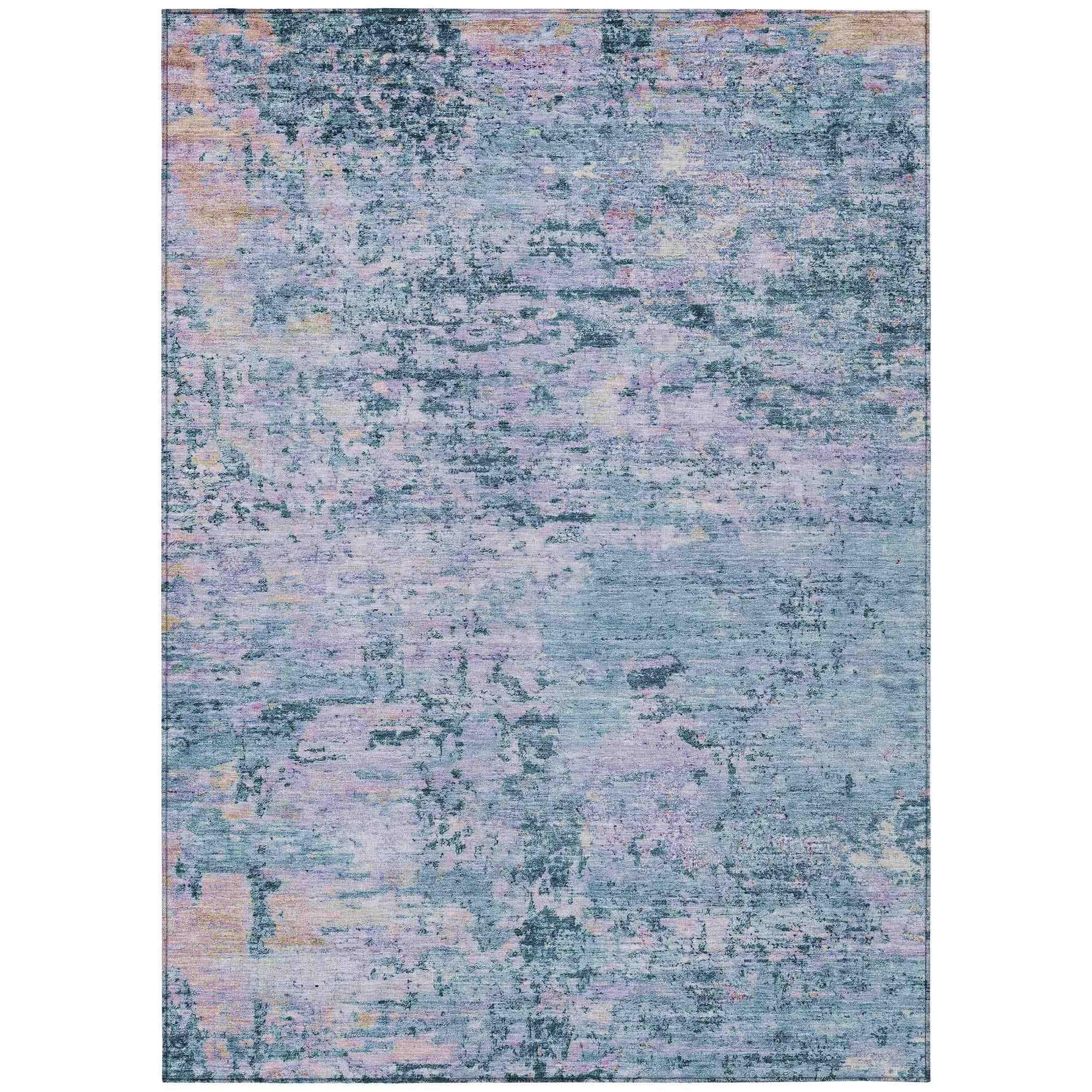 Addison Rugs Galora Blue Washable Indoor-Outdoor Rug