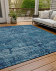 Addison Rugs Galora Denim Washable Indoor-Outdoor Rug