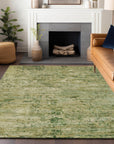 Addison Rugs Galora Green Washable Indoor-Outdoor Rug