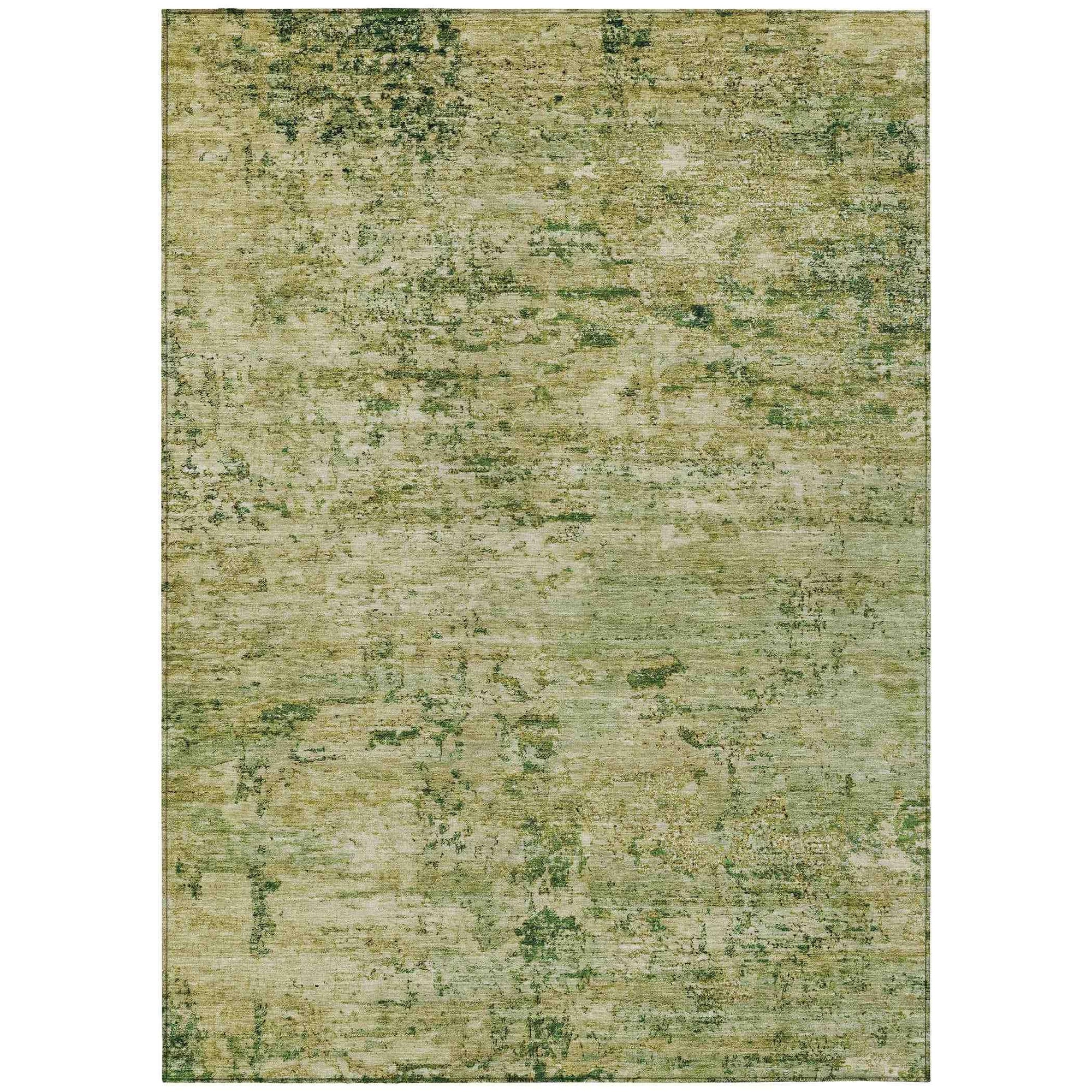 Addison Rugs Galora Green Washable Indoor-Outdoor Rug