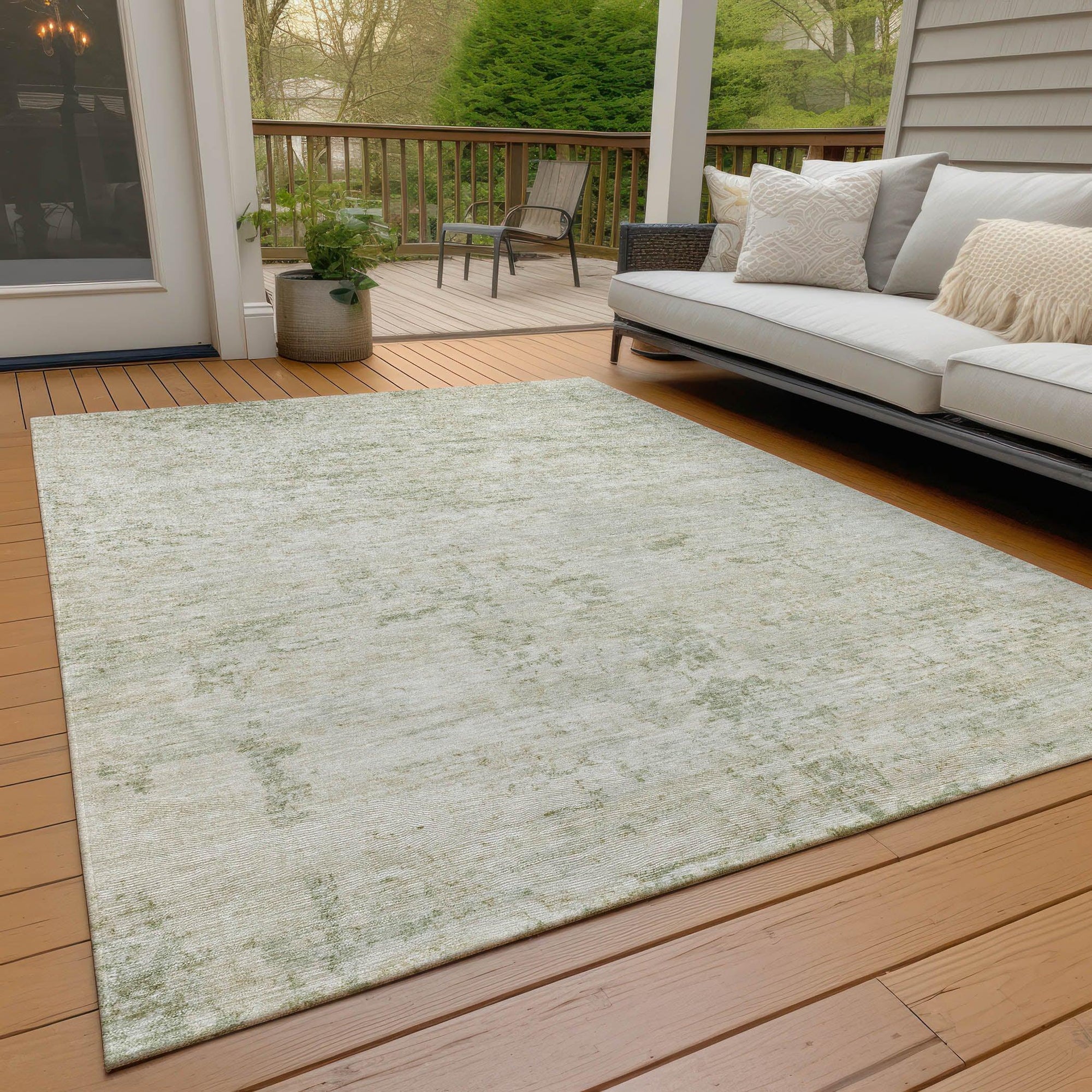 Addison Rugs Galora Ivory Washable Indoor-Outdoor Rug