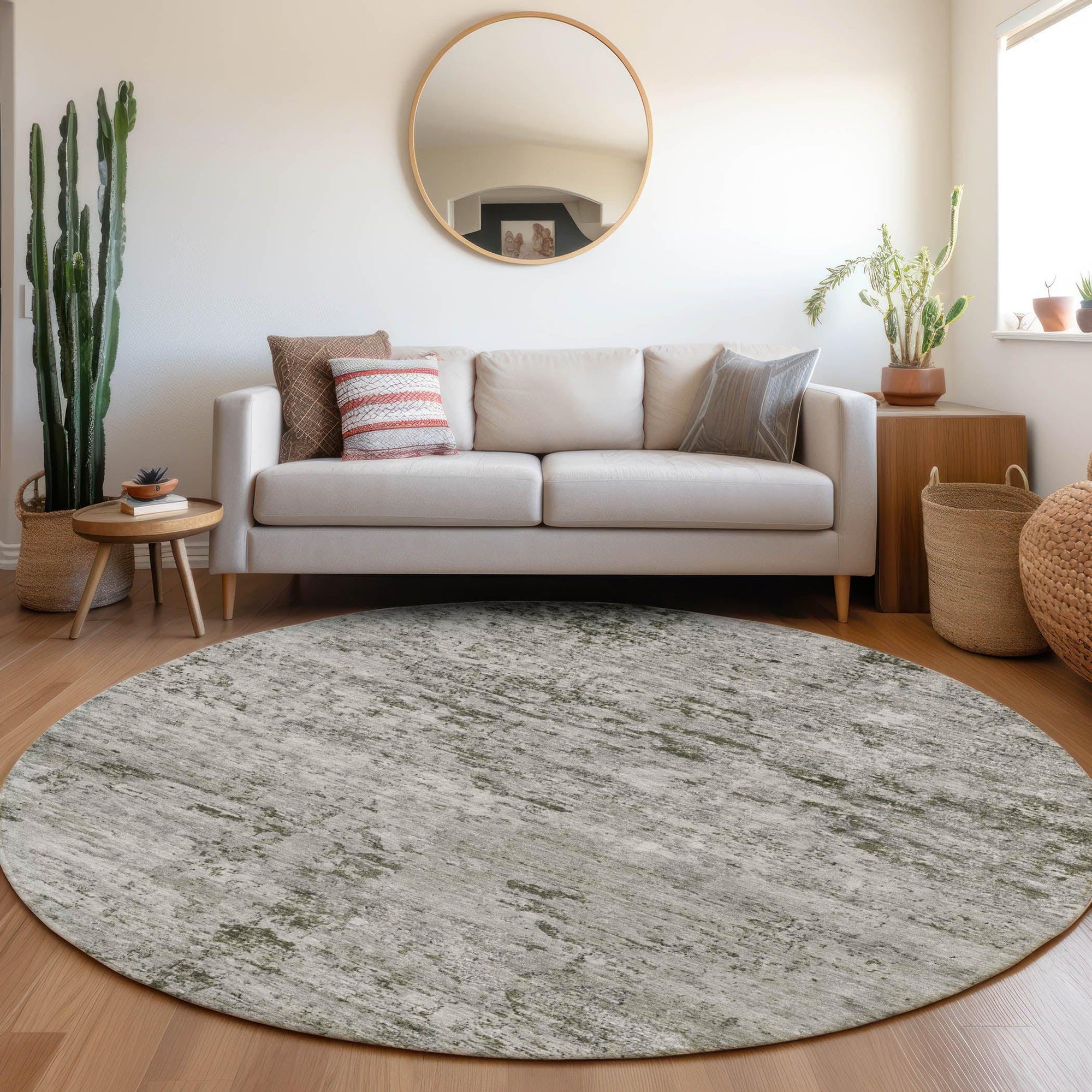 Addison Rugs Galora Gray Washable Indoor-Outdoor Rug