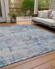 Addison Rugs Galora Sky Washable Indoor-Outdoor Rug