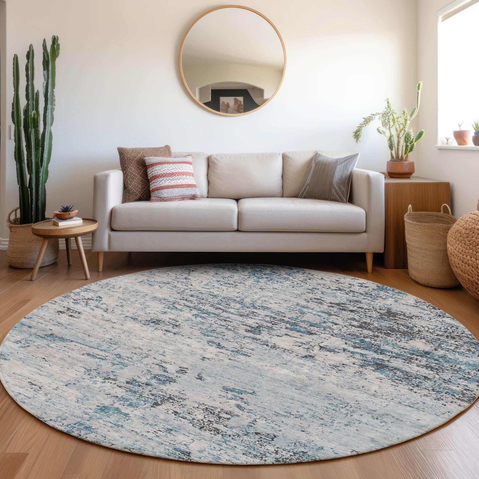 Addison Rugs Galora Sky Washable Indoor-Outdoor Rug