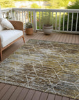 Addison Rugs Galyn Brown Washable Indoor-Outdoor Rug