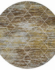 Addison Rugs Galyn Brown Washable Indoor-Outdoor Rug