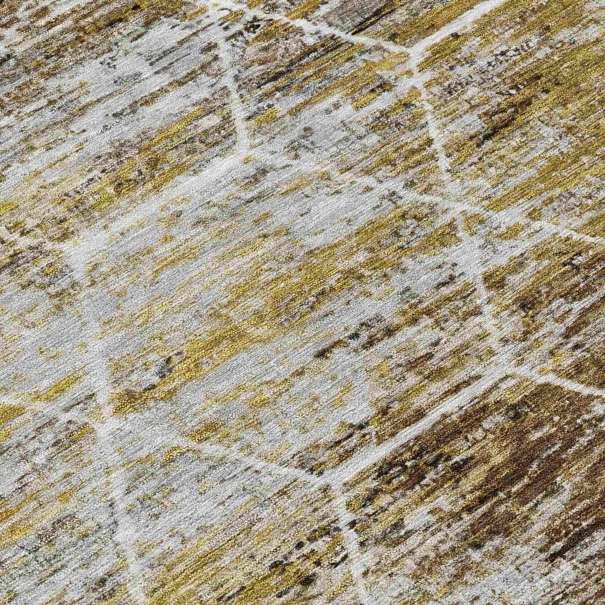 Addison Rugs Galyn Brown Washable Indoor-Outdoor Rug
