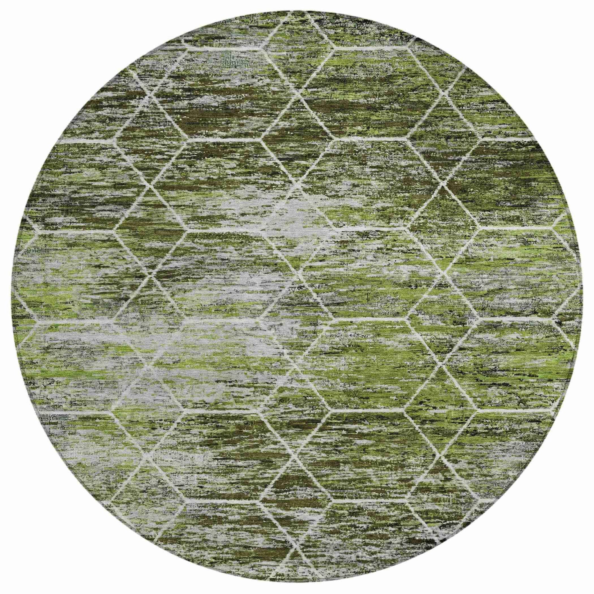 Addison Rugs Galyn Olive Washable Indoor-Outdoor Rug