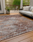 Addison Rugs Galyn Paprika Washable Indoor-Outdoor Rug