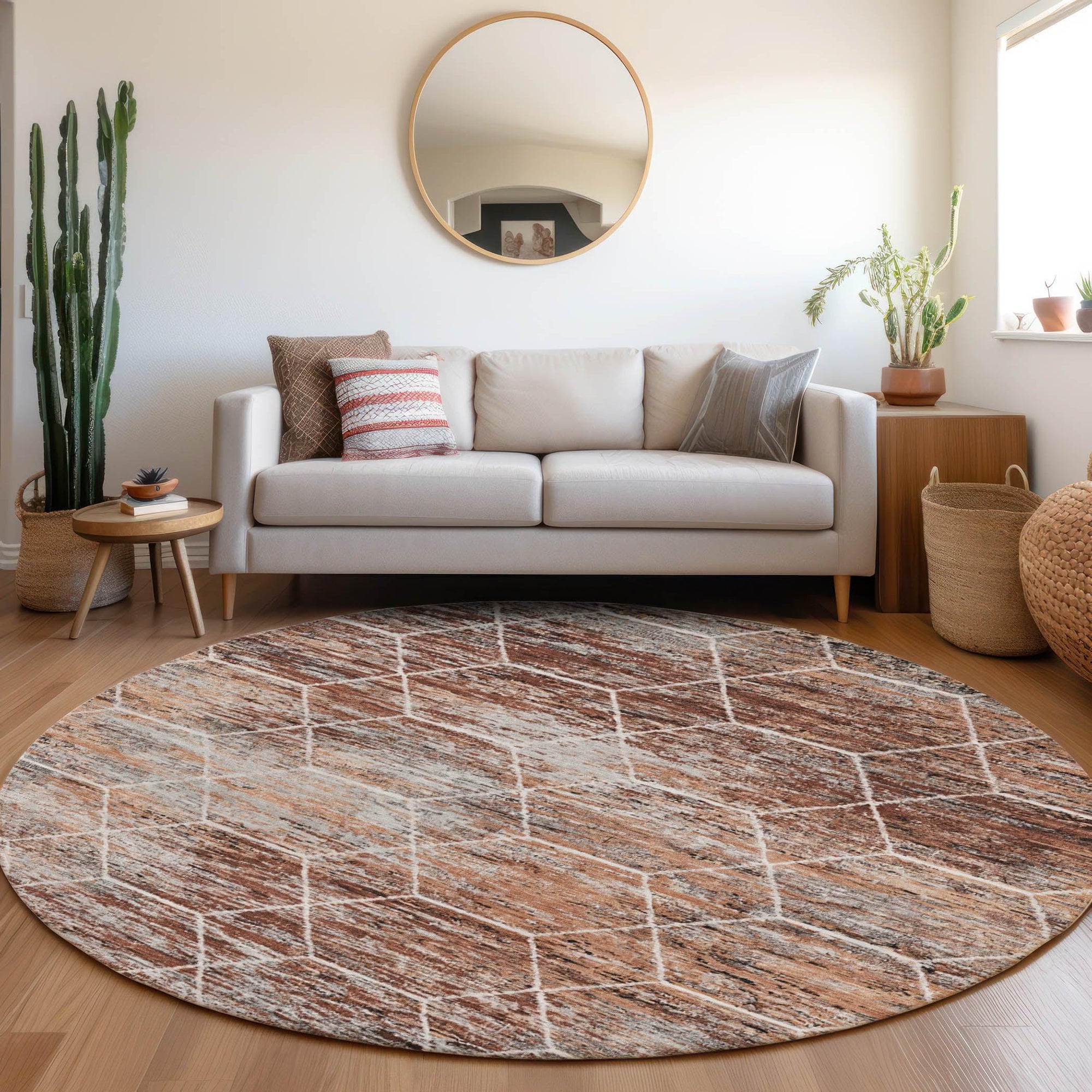 Addison Rugs Galyn Paprika Washable Indoor-Outdoor Rug