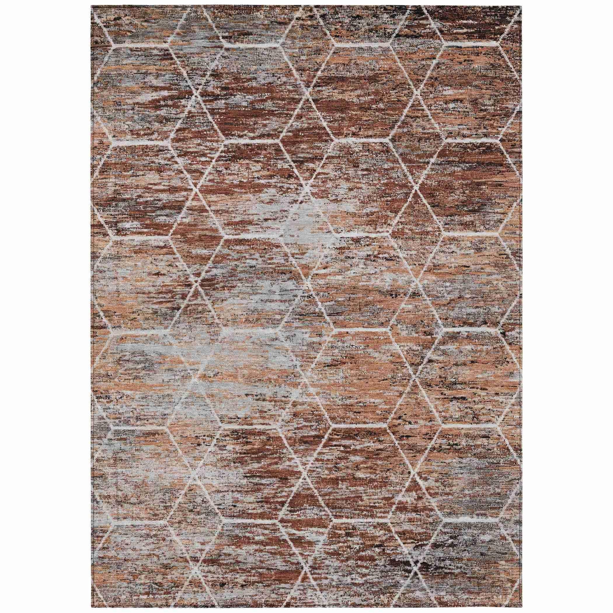 Addison Rugs Galyn Paprika Washable Indoor-Outdoor Rug