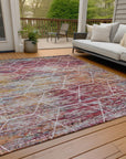 Addison Rugs Galyn Pink Washable Indoor-Outdoor Rug
