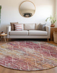 Addison Rugs Galyn Pink Washable Indoor-Outdoor Rug