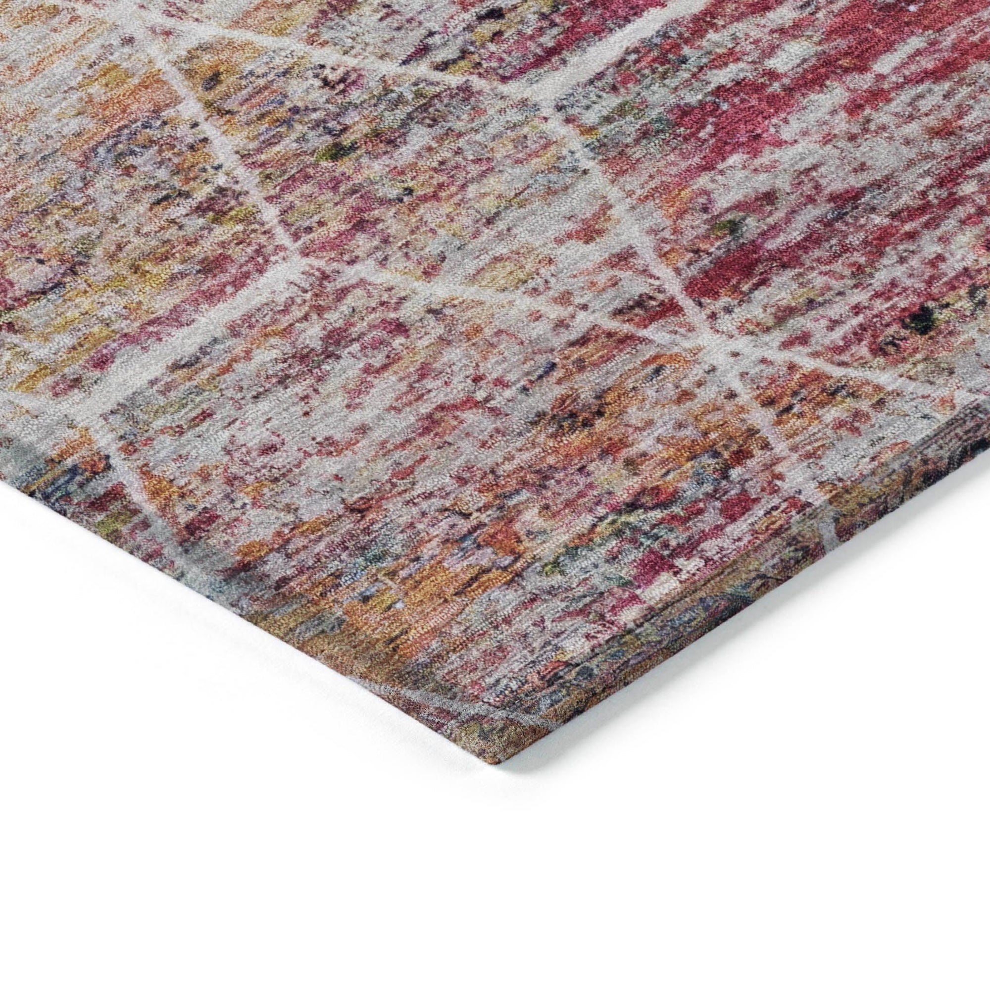 Addison Rugs Galyn Pink Washable Indoor-Outdoor Rug