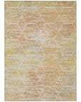 Addison Rugs Galyn Orange Washable Indoor-Outdoor Rug