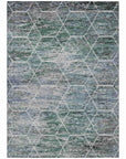 Addison Rugs Galyn Teal Washable Indoor-Outdoor Rug