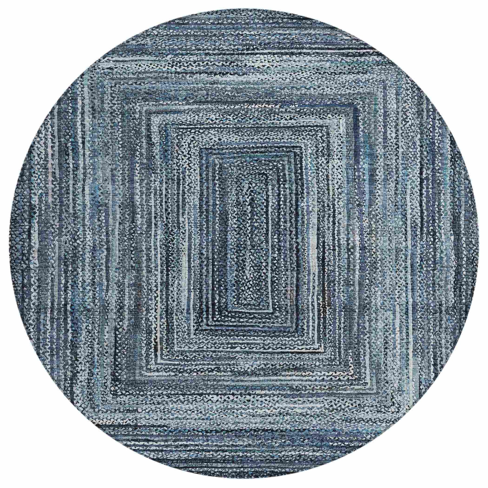 Addison Rugs Haelanor Blue Washable Indoor-Outdoor Rug