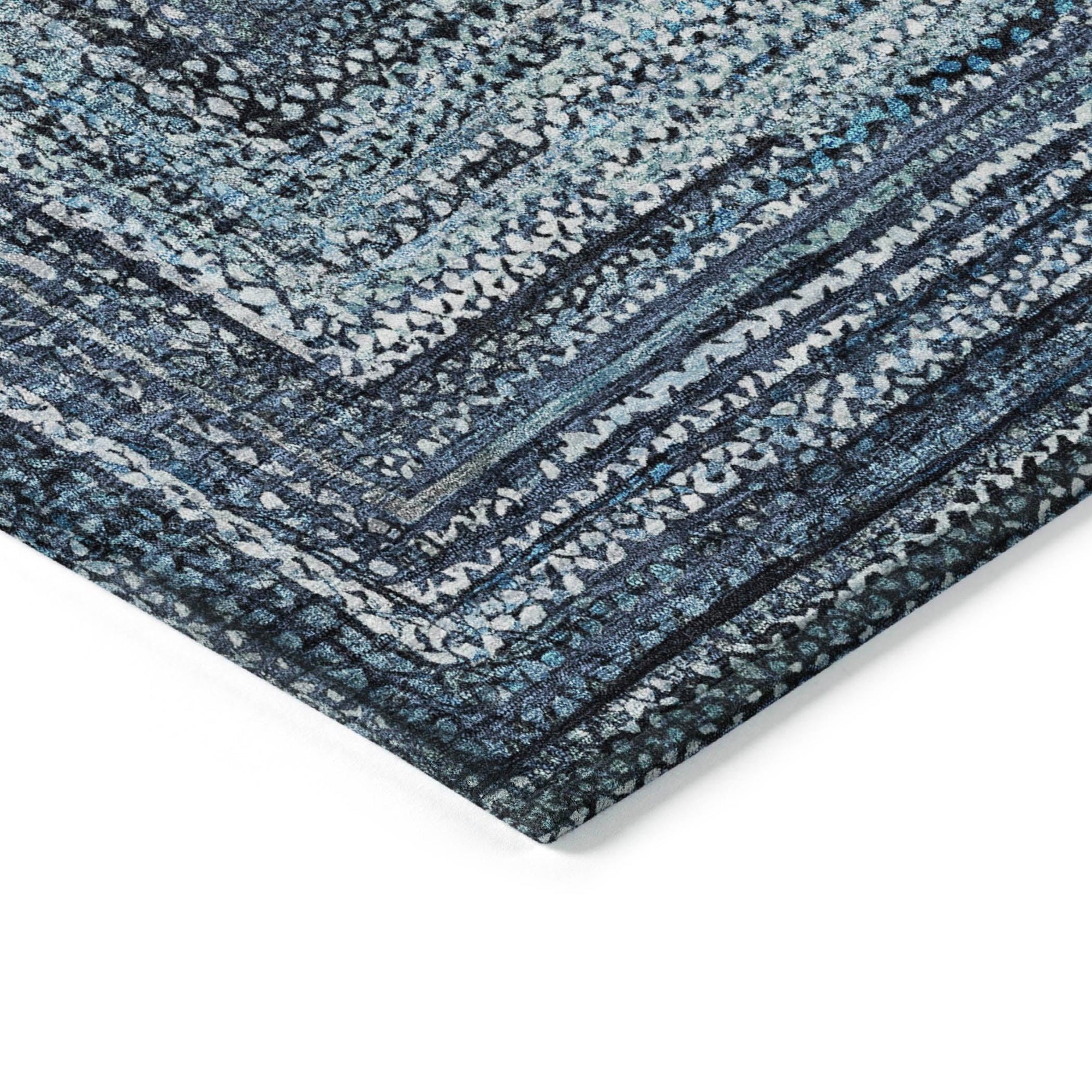 Addison Rugs Haelanor Blue Washable Indoor-Outdoor Rug
