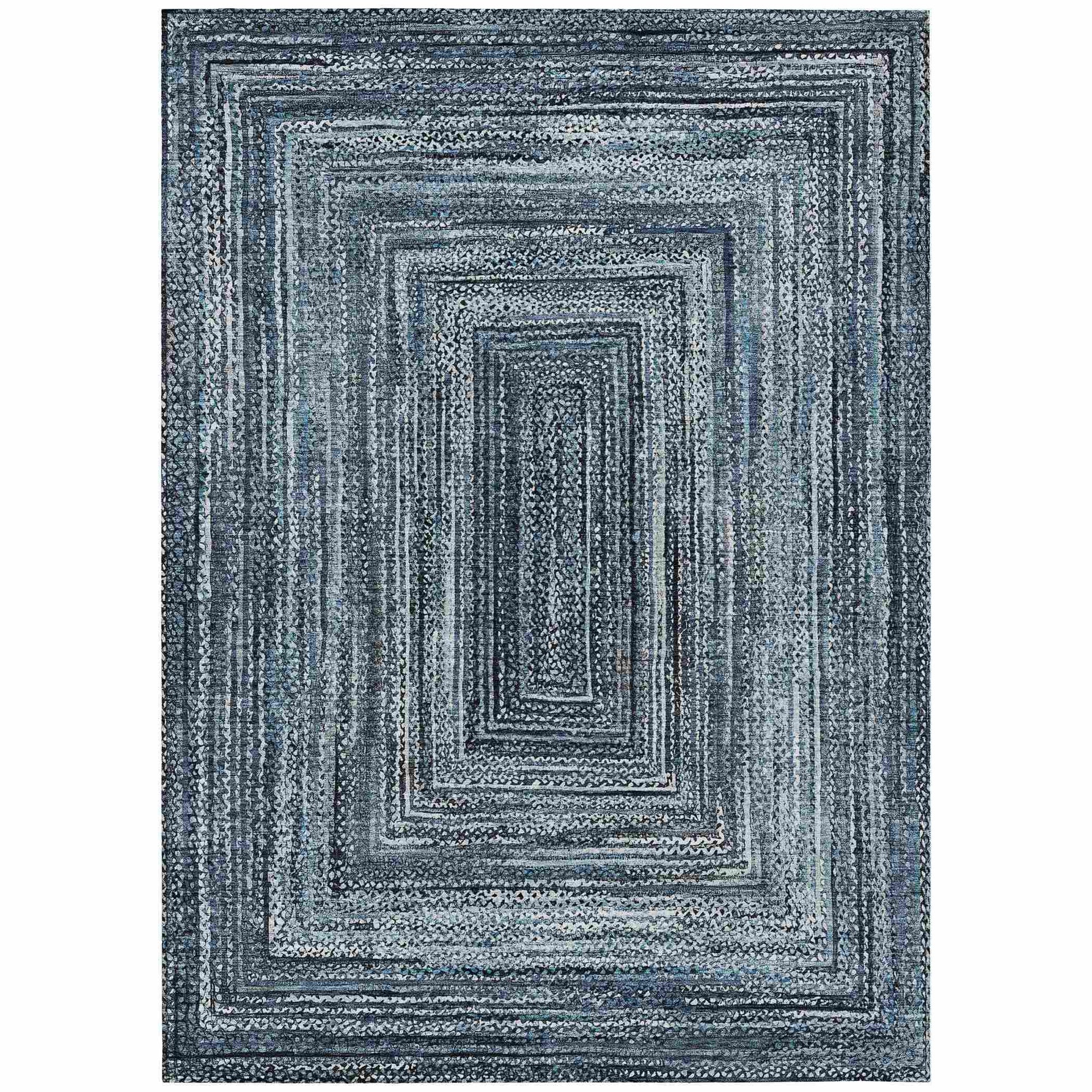 Addison Rugs Haelanor Blue Washable Indoor-Outdoor Rug