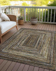 Addison Rugs Haelanor Brown Washable Indoor-Outdoor Rug