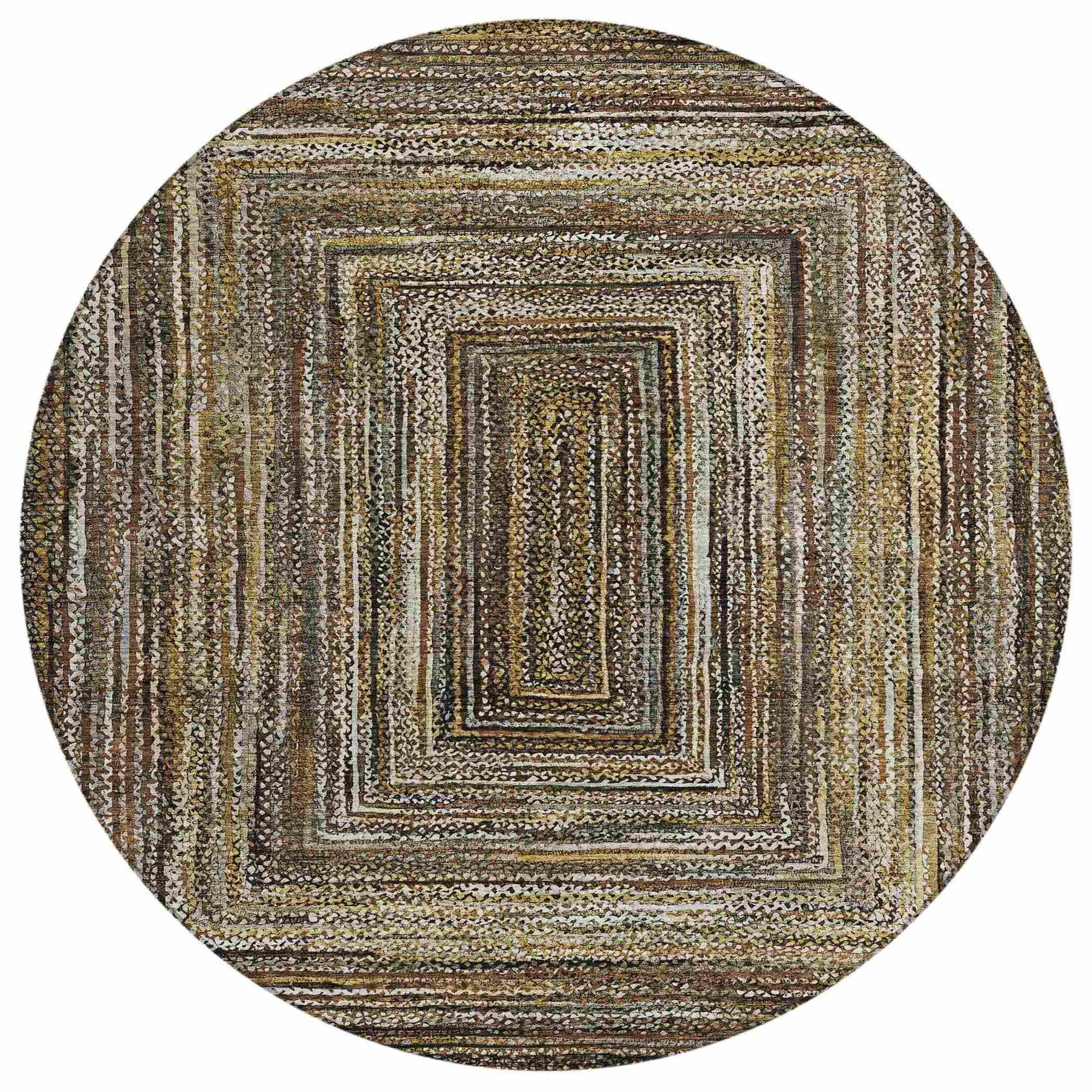Addison Rugs Haelanor Brown Washable Indoor-Outdoor Rug