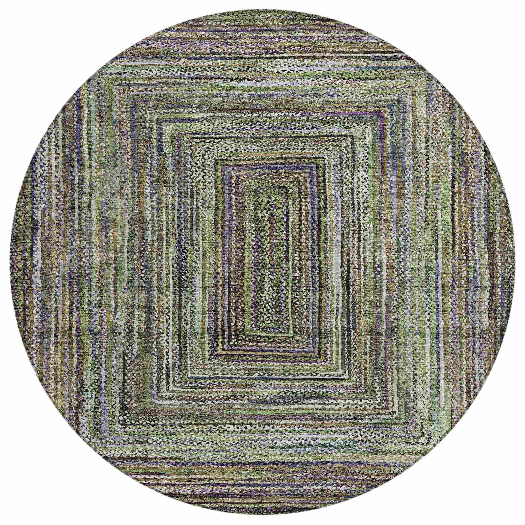 Addison Rugs Haelanor Green Washable Indoor-Outdoor Rug