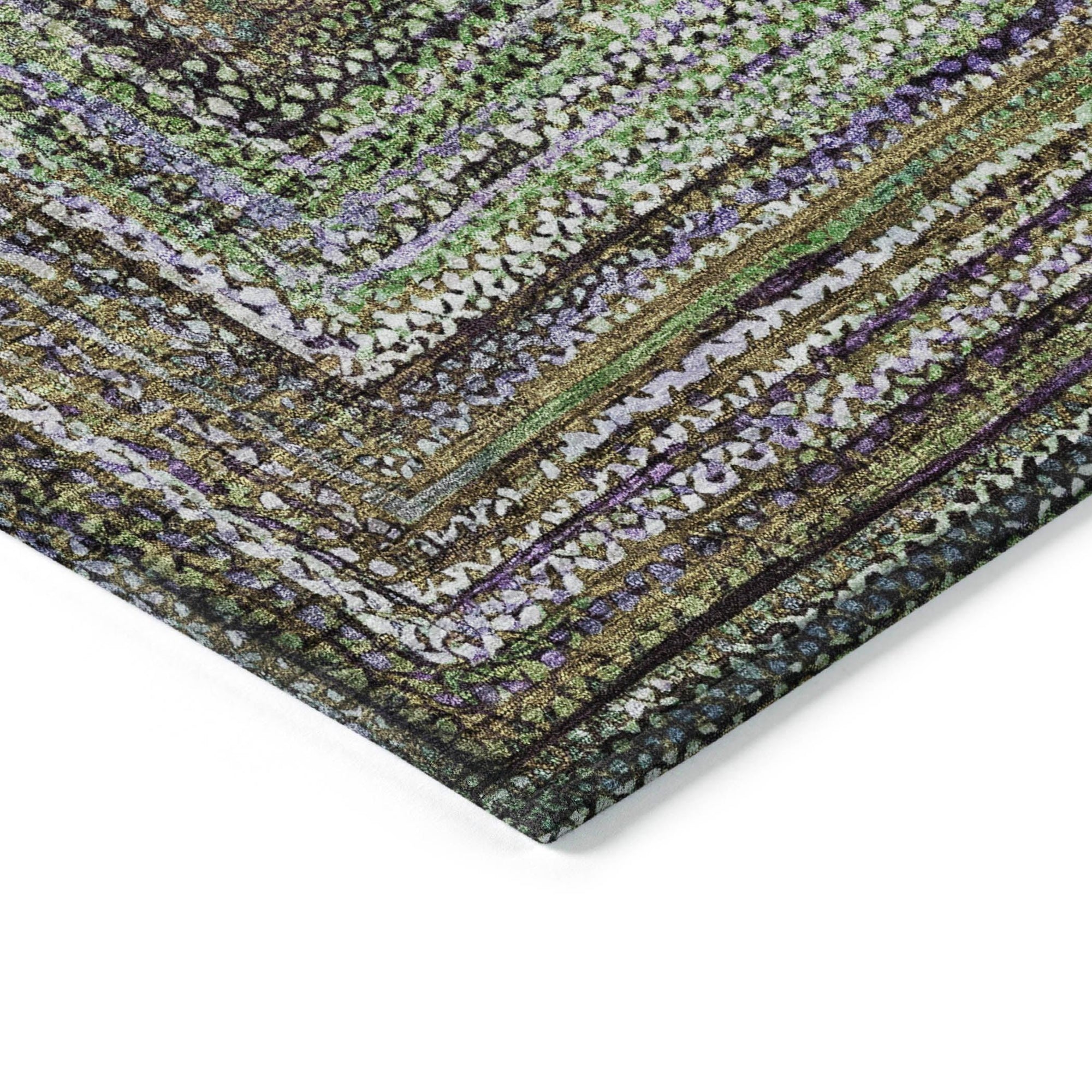 Addison Rugs Haelanor Green Washable Indoor-Outdoor Rug
