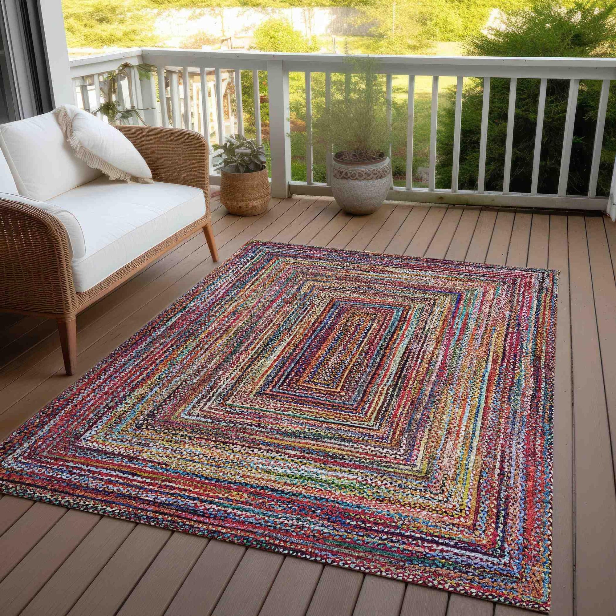 Addison Rugs Haelanor Paprika Washable Indoor-Outdoor Rug