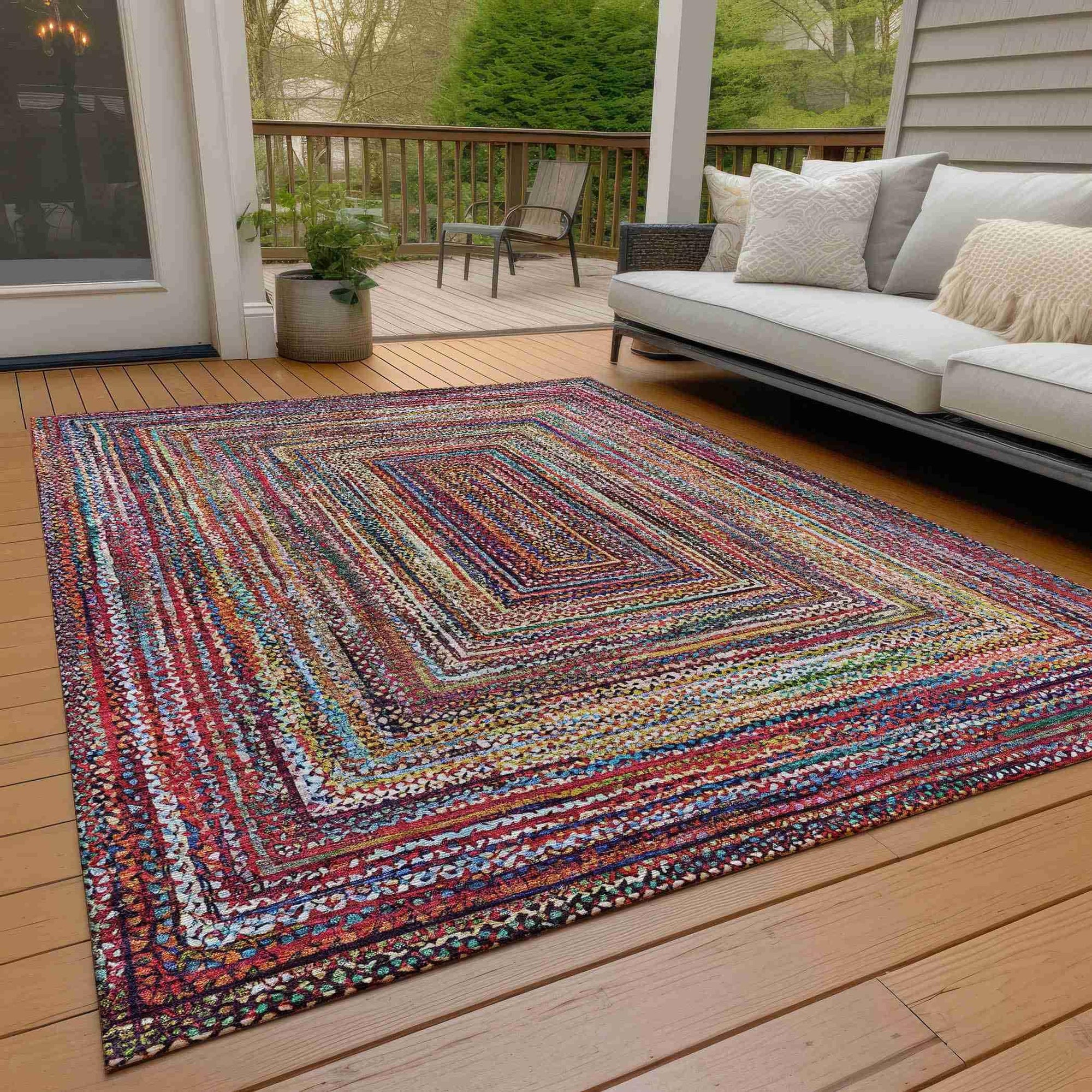 Addison Rugs Haelanor Paprika Washable Indoor-Outdoor Rug