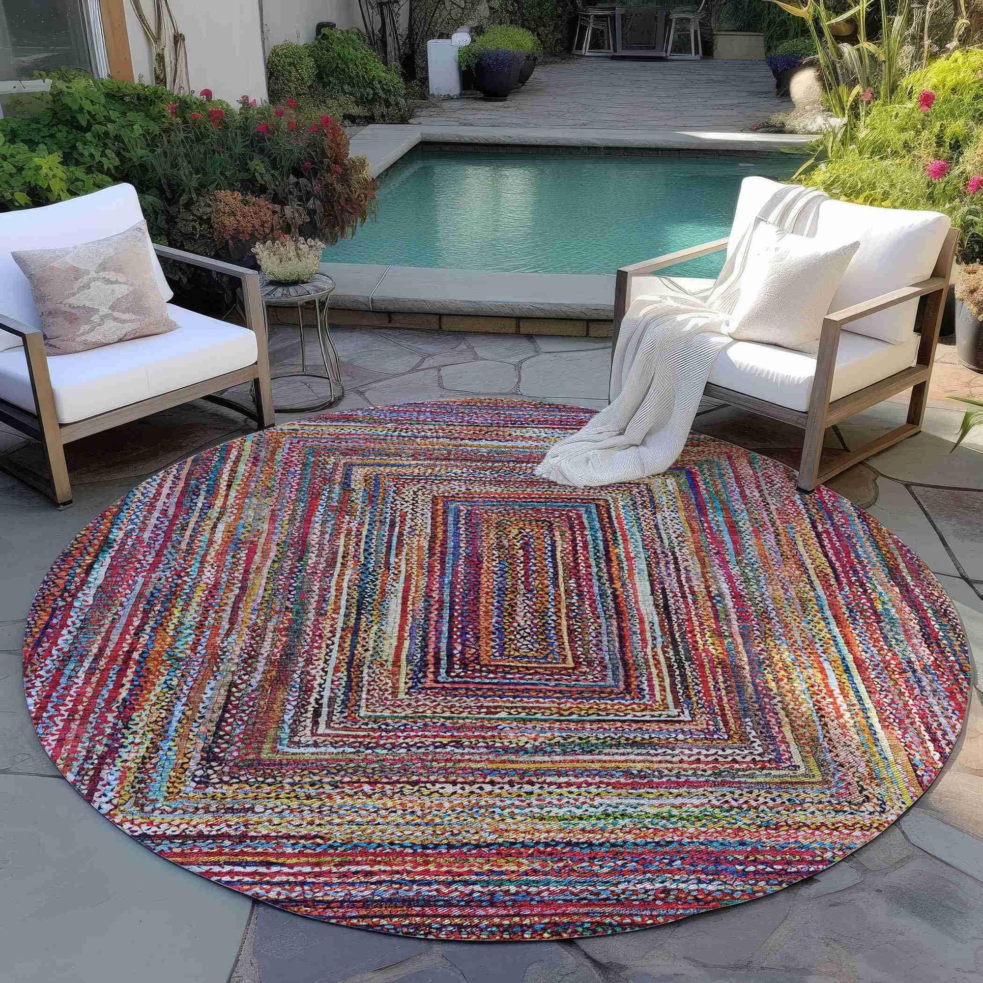 Addison Rugs Haelanor Paprika Washable Indoor-Outdoor Rug