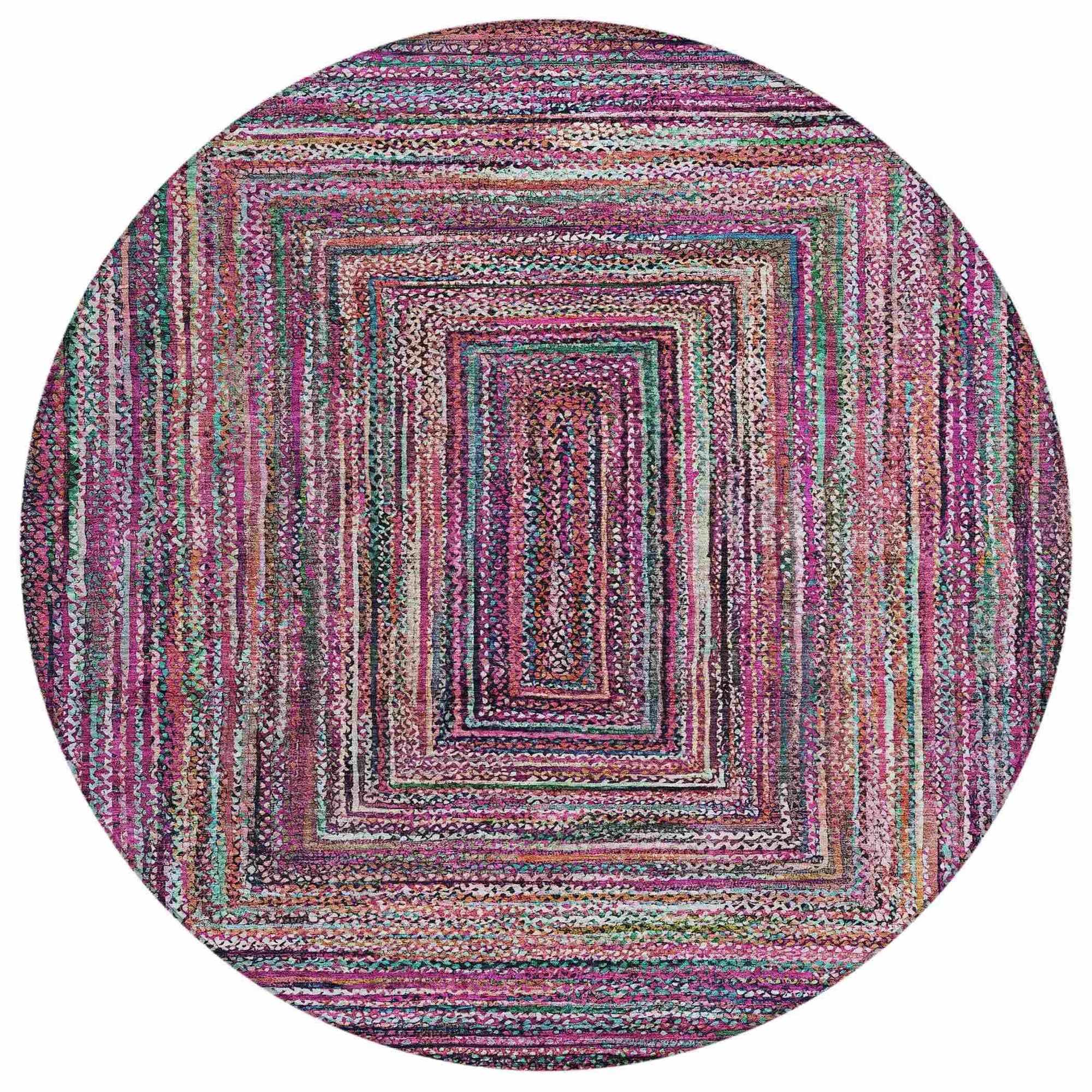 Addison Rugs Haelanor Pink Washable Indoor-Outdoor Rug