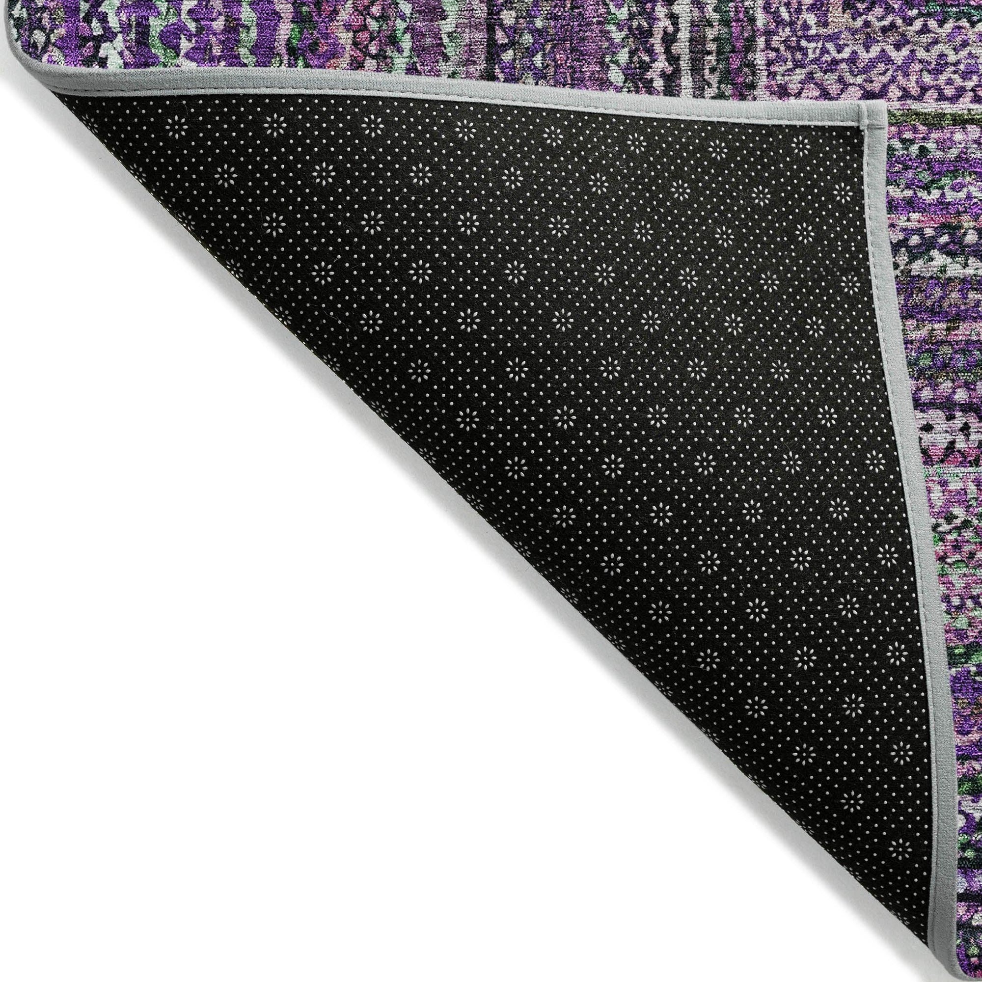 Addison Rugs Haelanor Purple Washable Indoor-Outdoor Rug