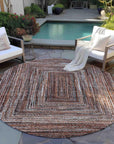 Addison Rugs Haelanor Orange Washable Indoor-Outdoor Rug