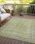 Addison Rugs Haelara Green Washable Indoor-Outdoor Rug