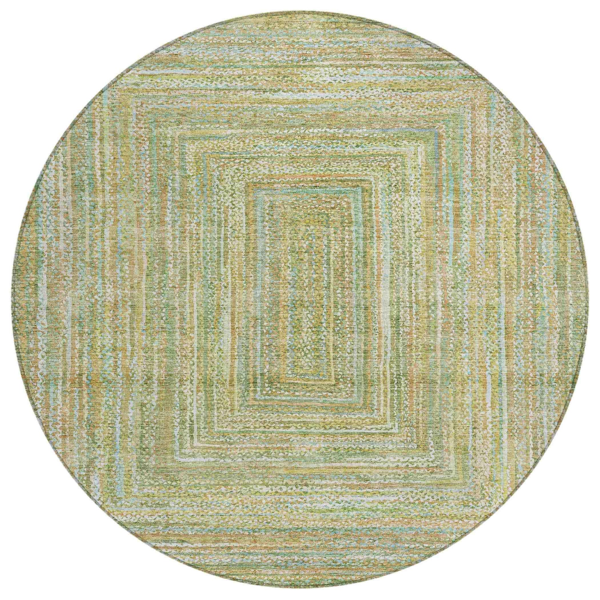 Addison Rugs Haelara Green Washable Indoor-Outdoor Rug