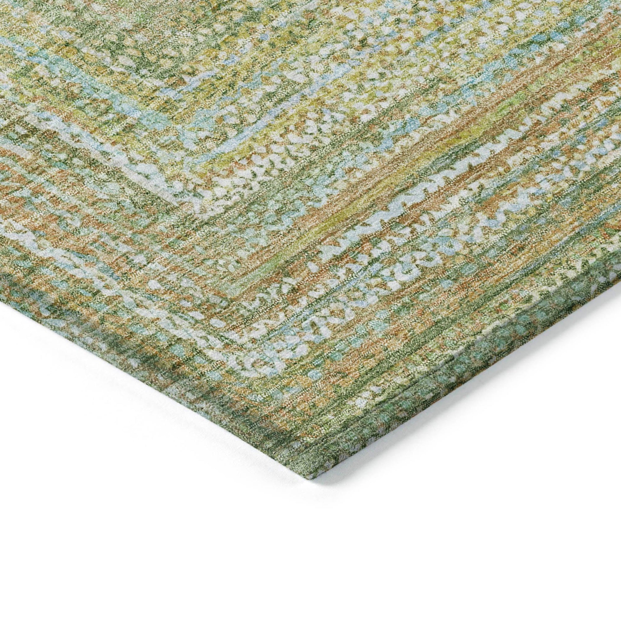 Addison Rugs Haelara Green Washable Indoor-Outdoor Rug