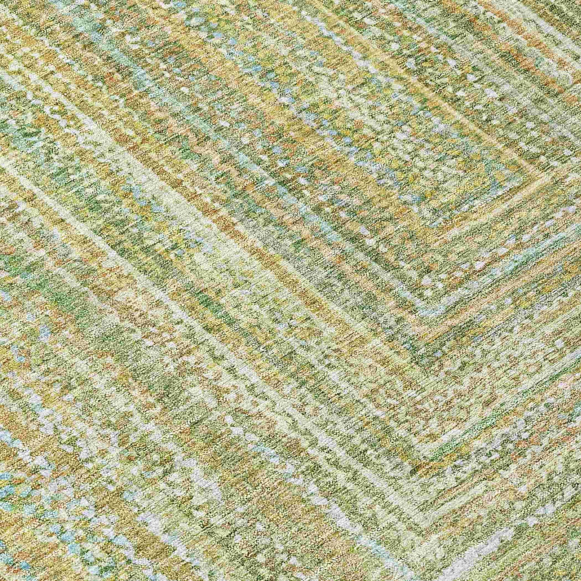 Addison Rugs Haelara Green Washable Indoor-Outdoor Rug