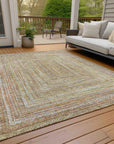 Addison Rugs Haelara Brown Washable Indoor-Outdoor Rug