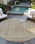 Addison Rugs Haelara Brown Washable Indoor-Outdoor Rug