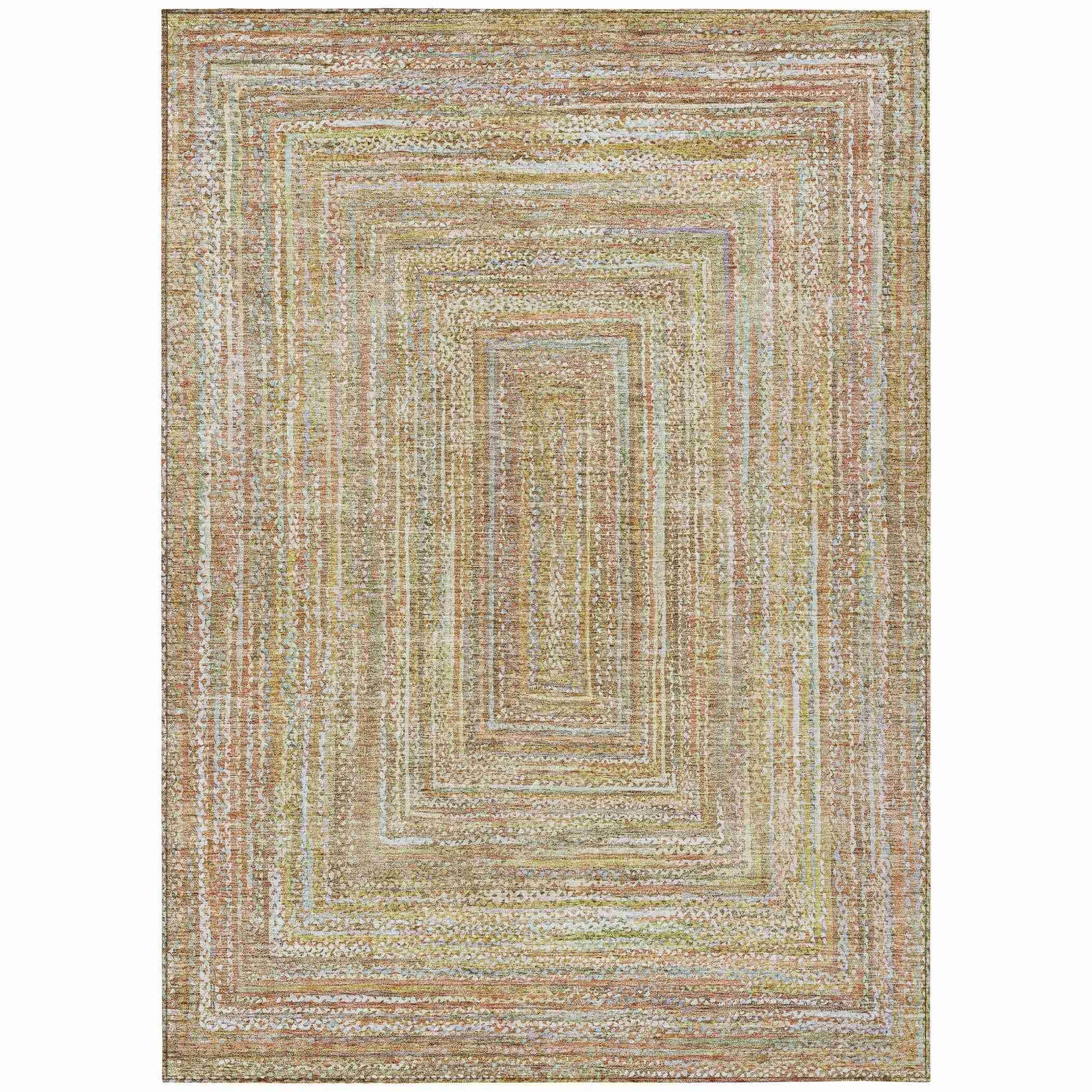 Addison Rugs Haelara Brown Washable Indoor-Outdoor Rug