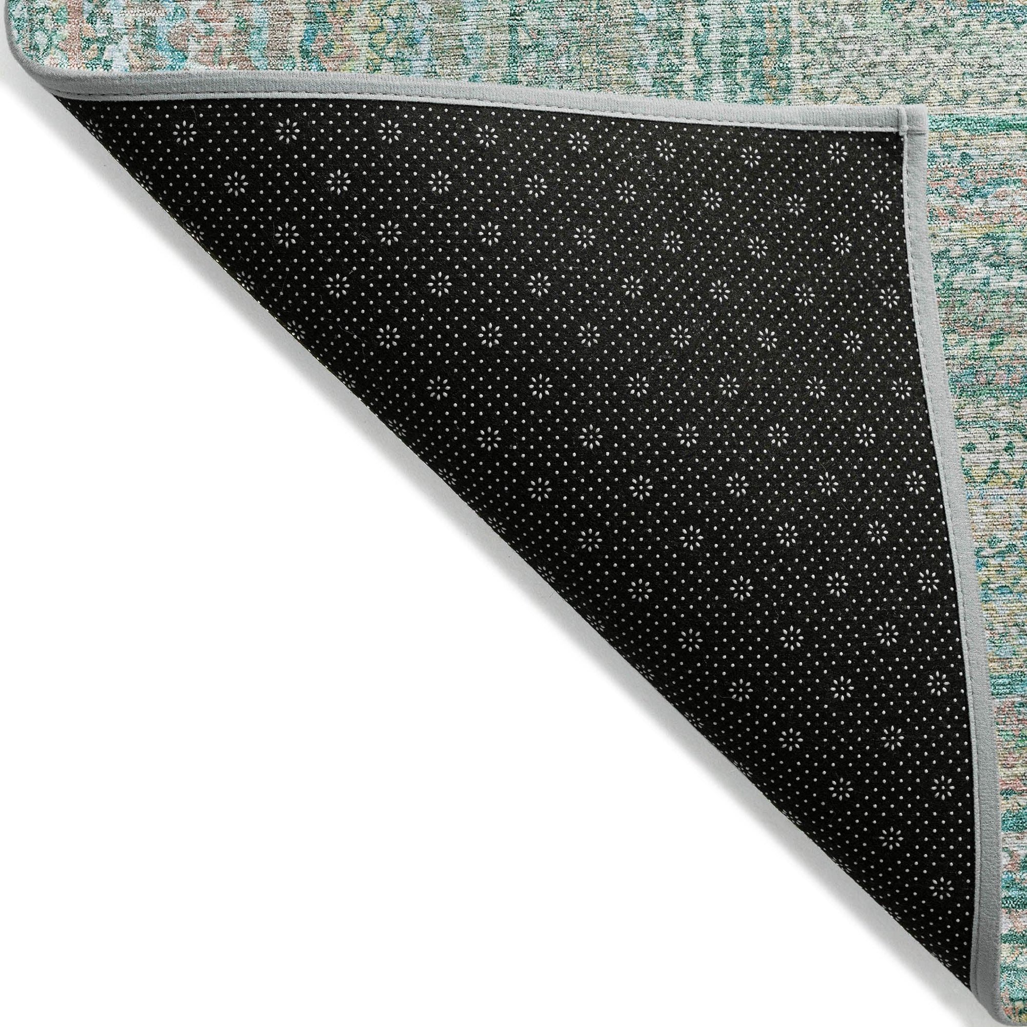 Addison Rugs Haelara Teal Washable Indoor-Outdoor Rug