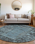 Addison Rugs Haelaris Blue Washable Indoor-Outdoor Rug