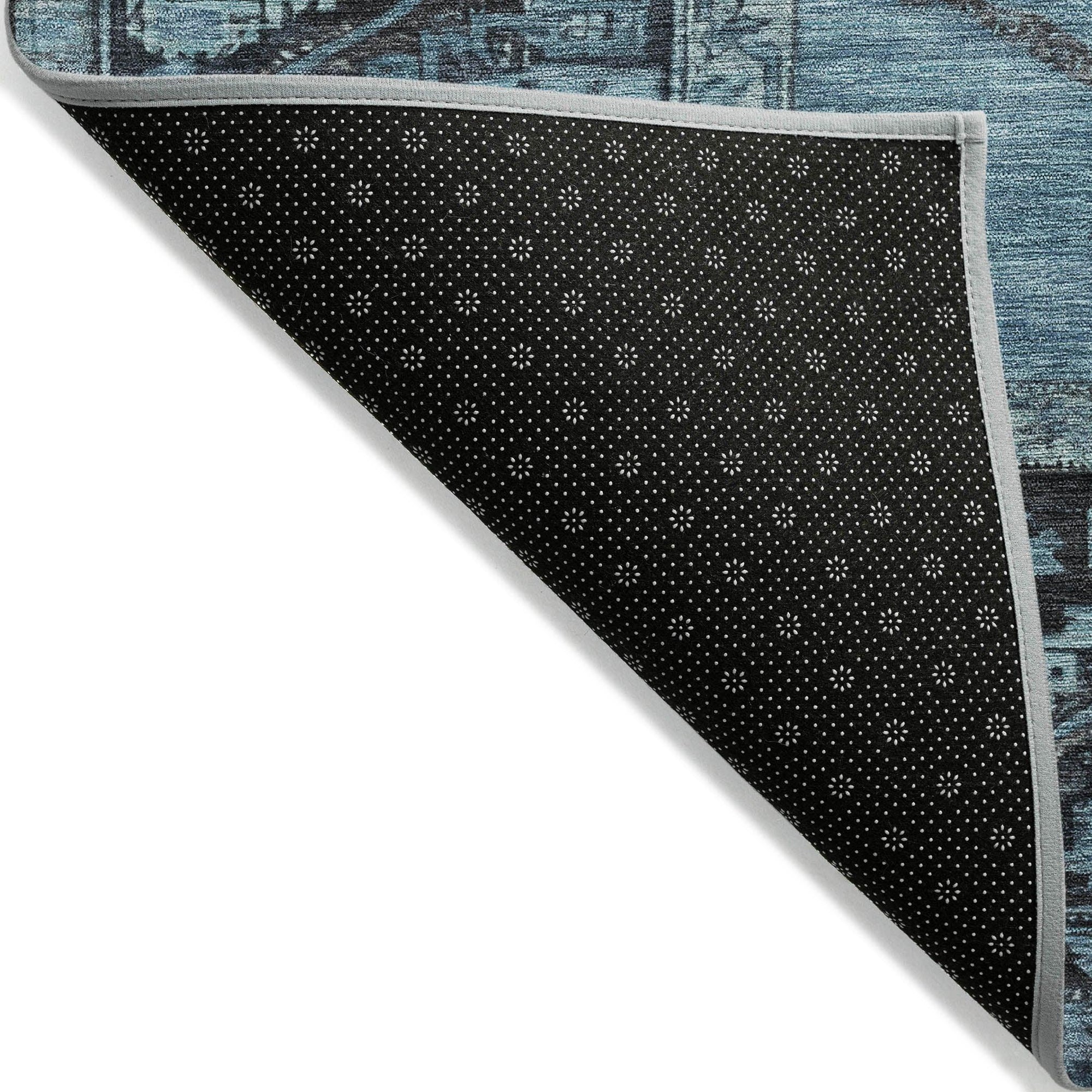Addison Rugs Haelaris Blue Washable Indoor-Outdoor Rug