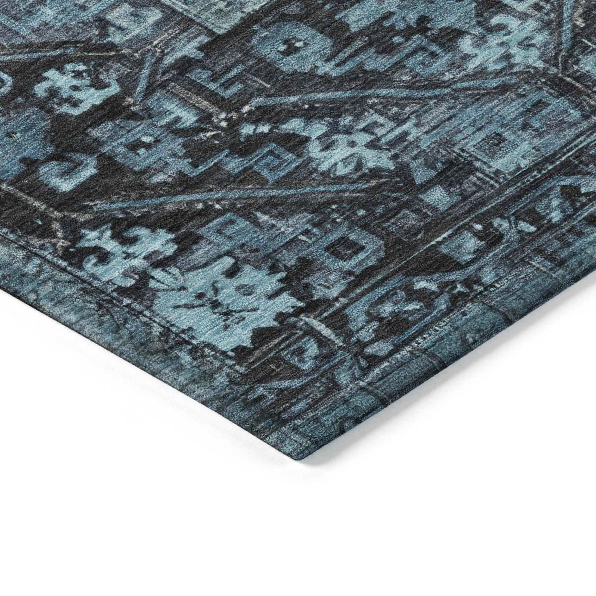 Addison Rugs Haelaris Blue Washable Indoor-Outdoor Rug
