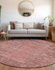 Addison Rugs Haelaris Pink Washable Indoor-Outdoor Rug