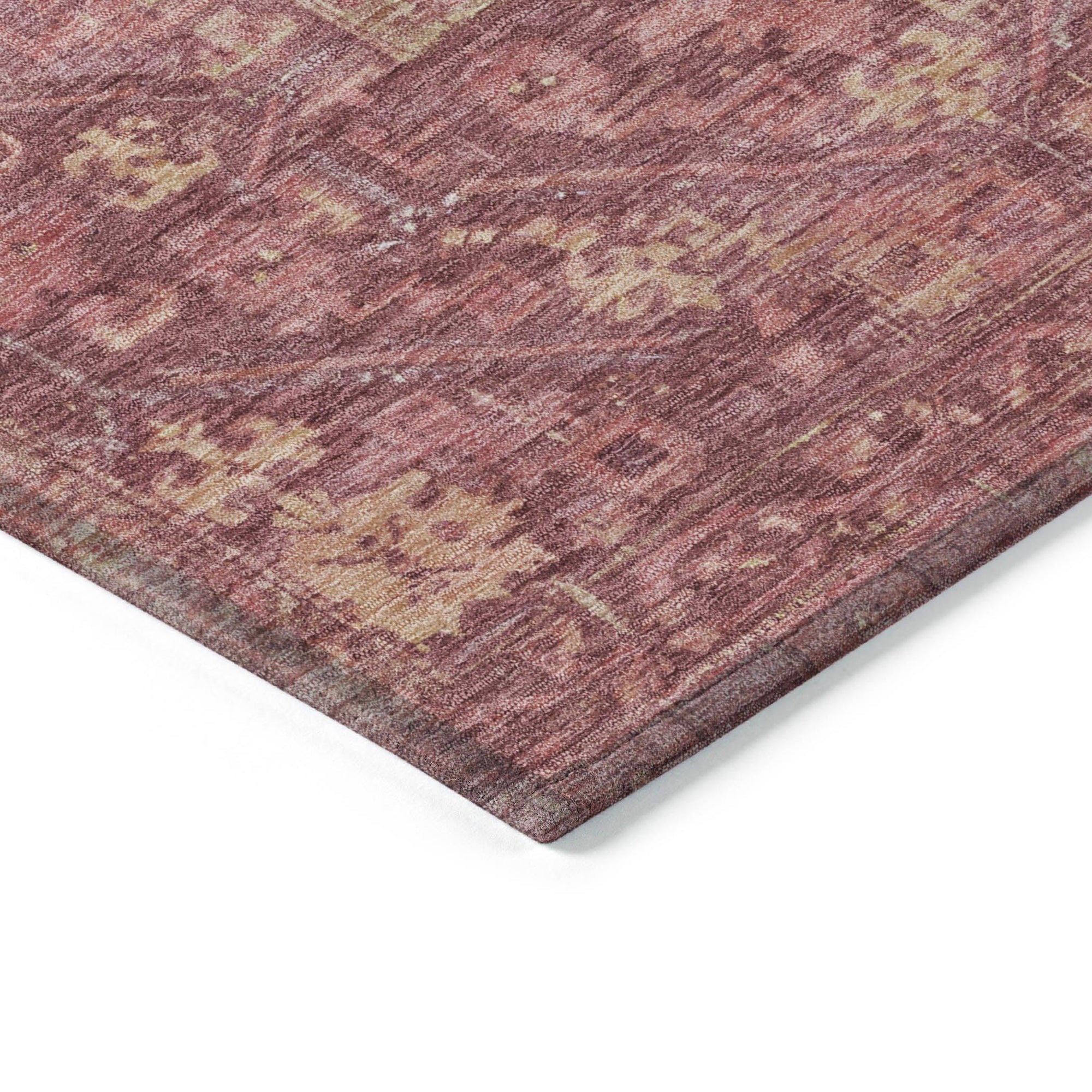 Addison Rugs Haelaris Pink Washable Indoor-Outdoor Rug