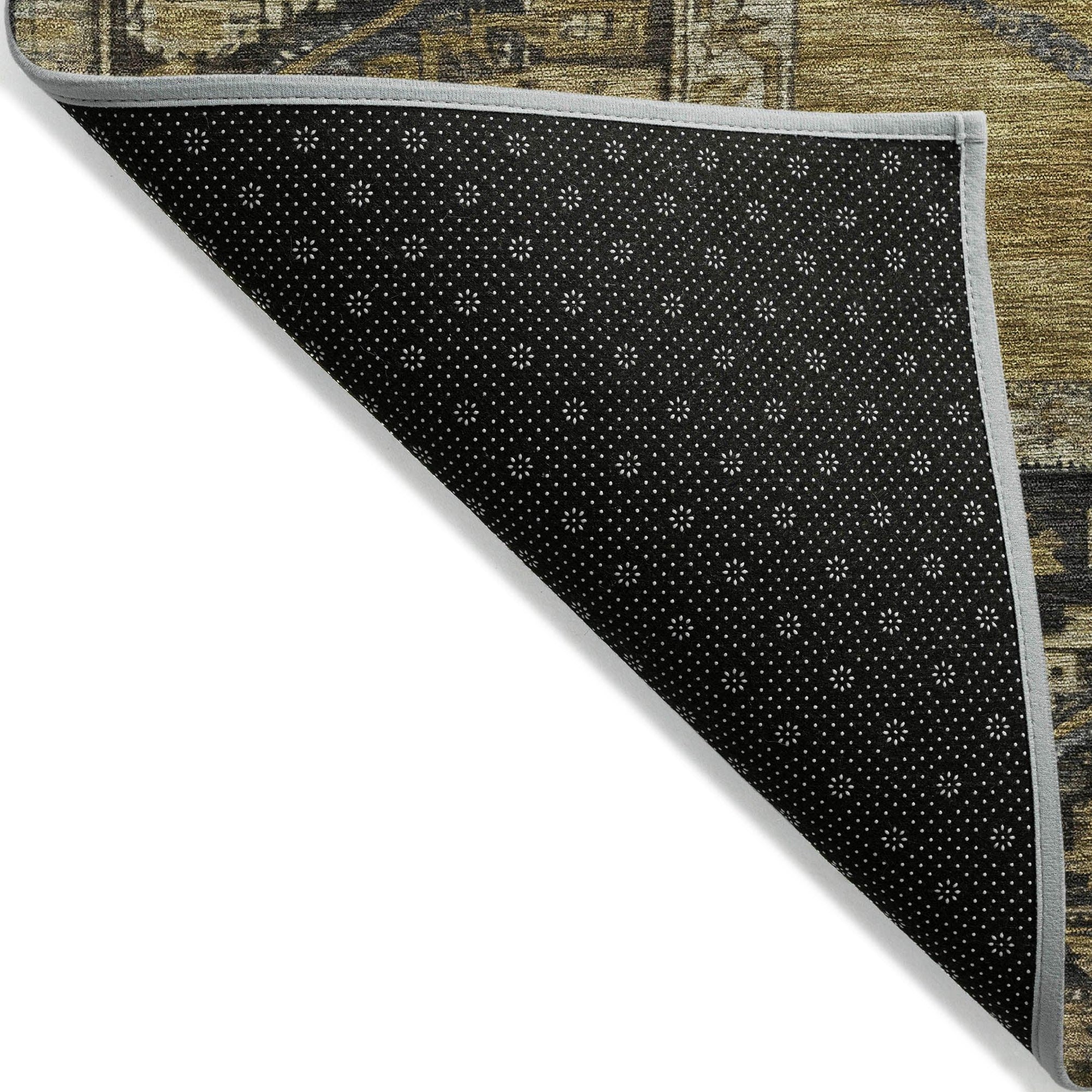 Addison Rugs Haelaris Brown Washable Indoor-Outdoor Rug
