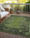 Addison Rugs Haelaris Green Washable Indoor-Outdoor Rug