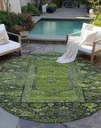 Addison Rugs Haelaris Green Washable Indoor-Outdoor Rug