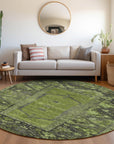 Addison Rugs Haelaris Green Washable Indoor-Outdoor Rug